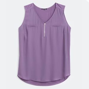 Sleeveless Purple Women's Top